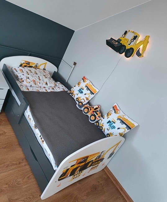 Lampka nocna koparka